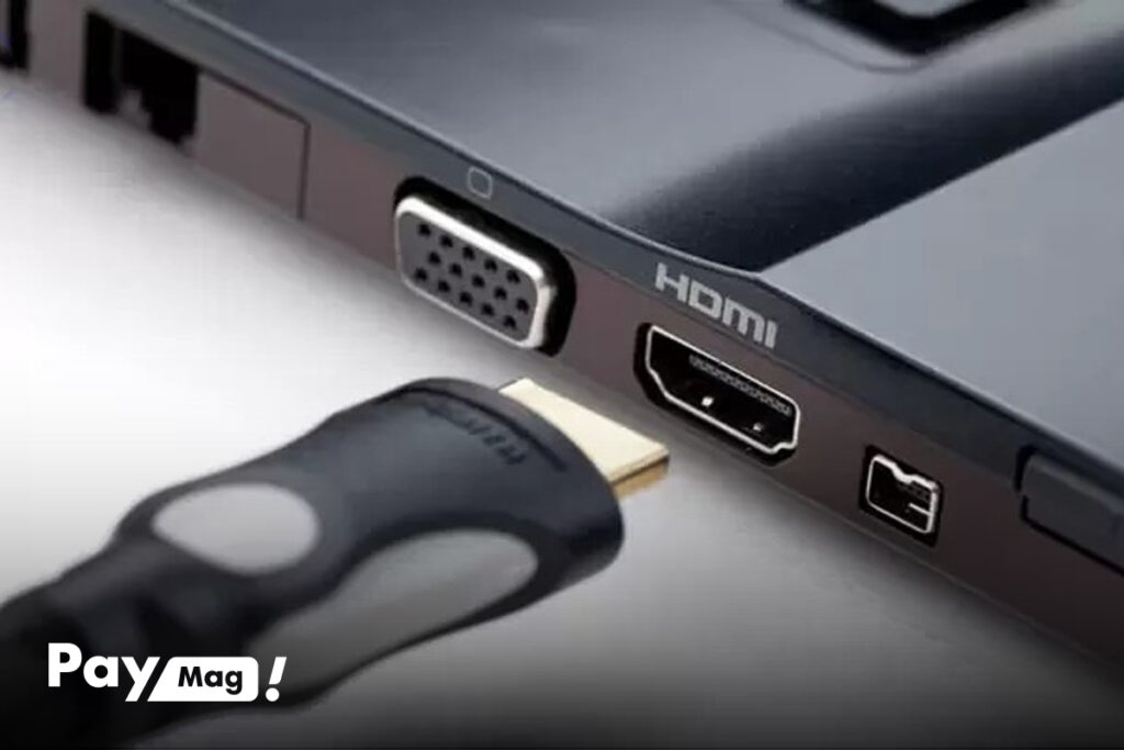 اتصال لپ تاپ به تلویزیون با کابل HDMI