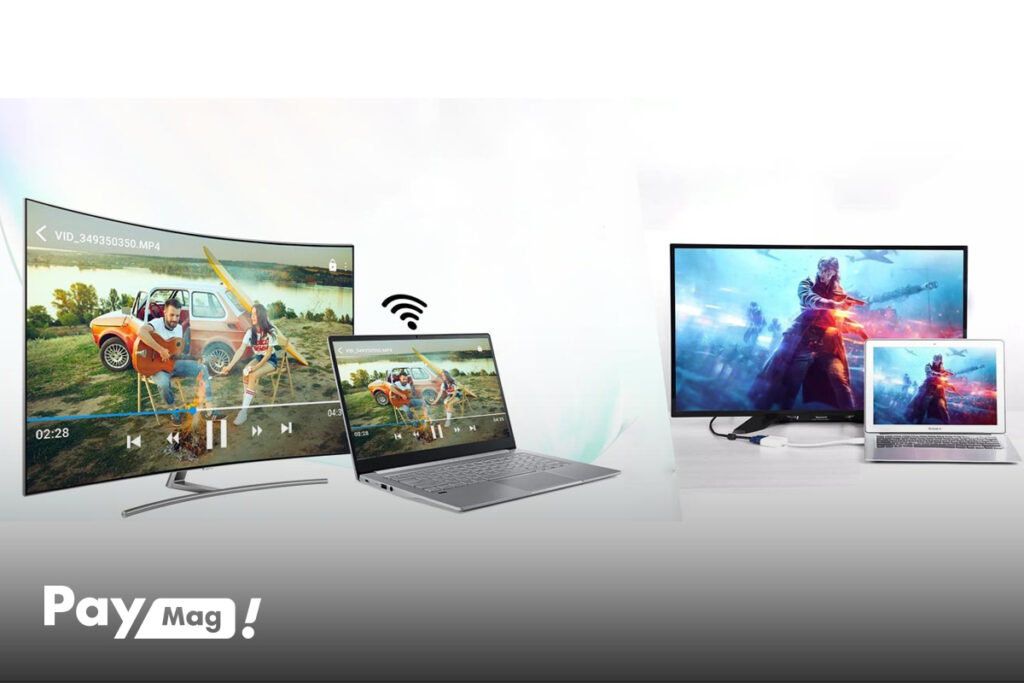 اتصال بی سیم لپ تاپ به تلویزیون از طریق Wi-Fi