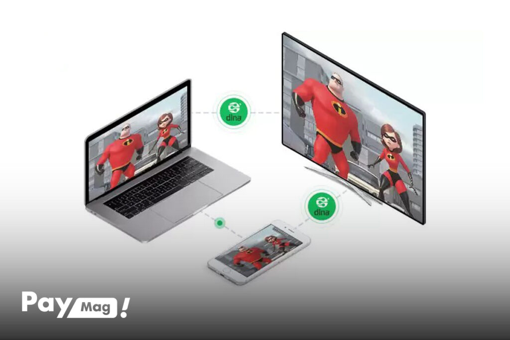 اتصال لپ تاپ به تلویزیون با استفاده از فناوری DLNA