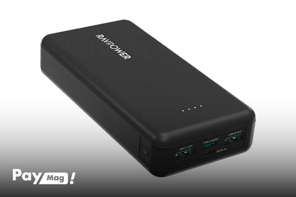 پاوربانک راو پاور مدل RP-PB1216 ظرفیت 20000 میلی آمپر ساعت