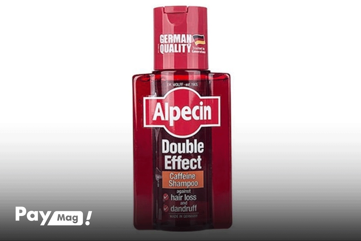 شامپو ضد شوره و تقویت کننده آلپسین مدل Double Effect Caffeine