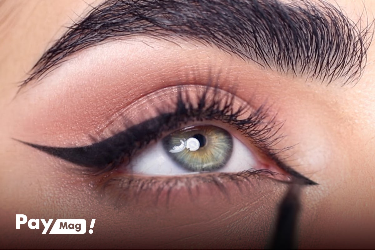 اموزش کشیدن خط چشم گربه ای