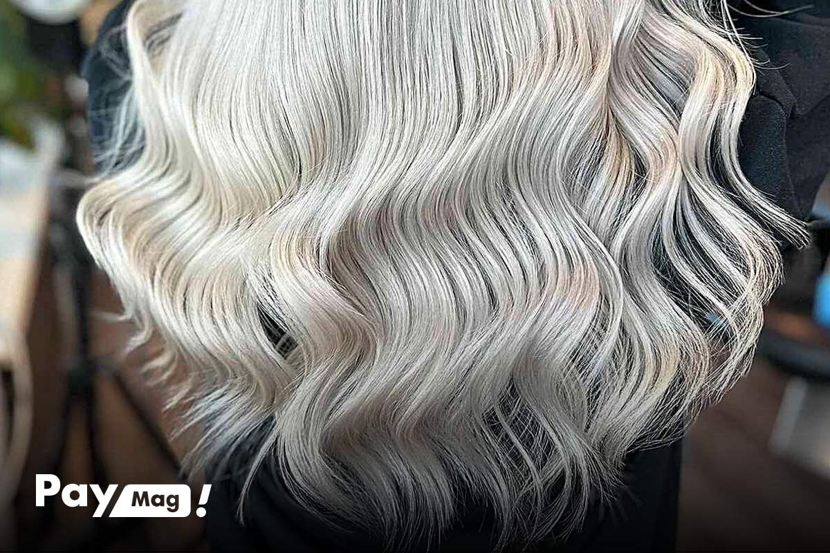 آموزش رنگ موی یخی