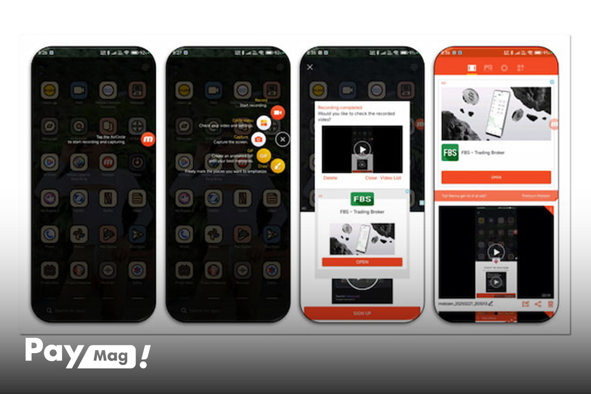 اپلیکیشن Mobizen Screen Recorder