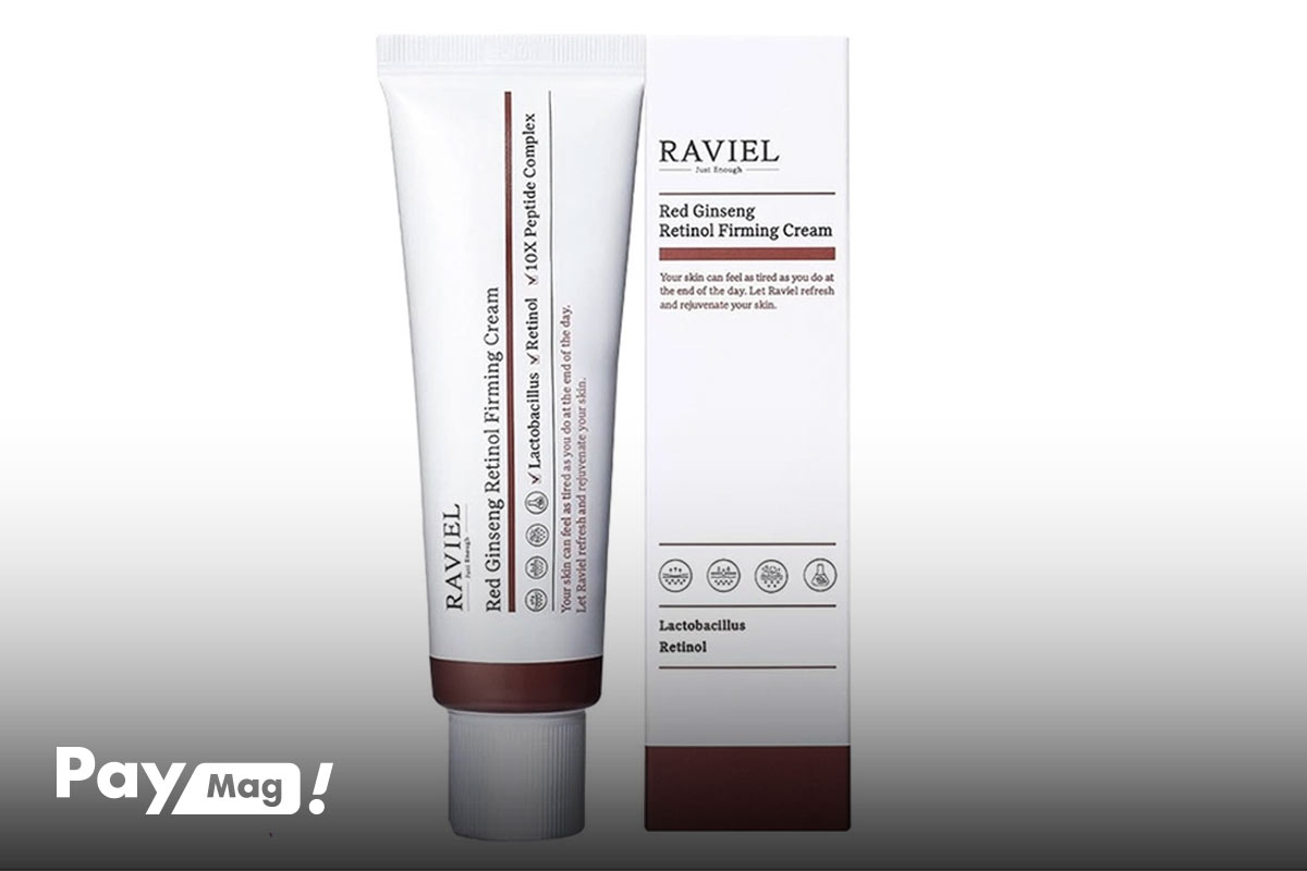 کرم ضد پیری رتینول جینسینگ راویل مدل Ginseng Retinol Firming