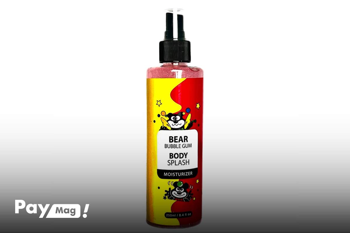 بادی اسپلش زنانه مدل آدامس خرسی شاین دار