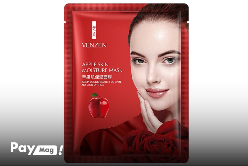 ماسک صورت ونزن (Venzen) مدل سیب قرمز وزن 25 گرم