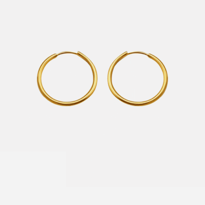گوشواره طلا حلقه‌ای ساده