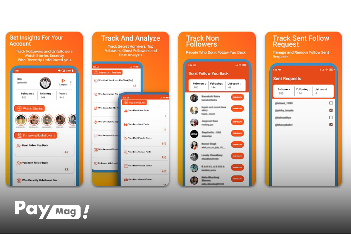 نرم افزار Followers-Un followers