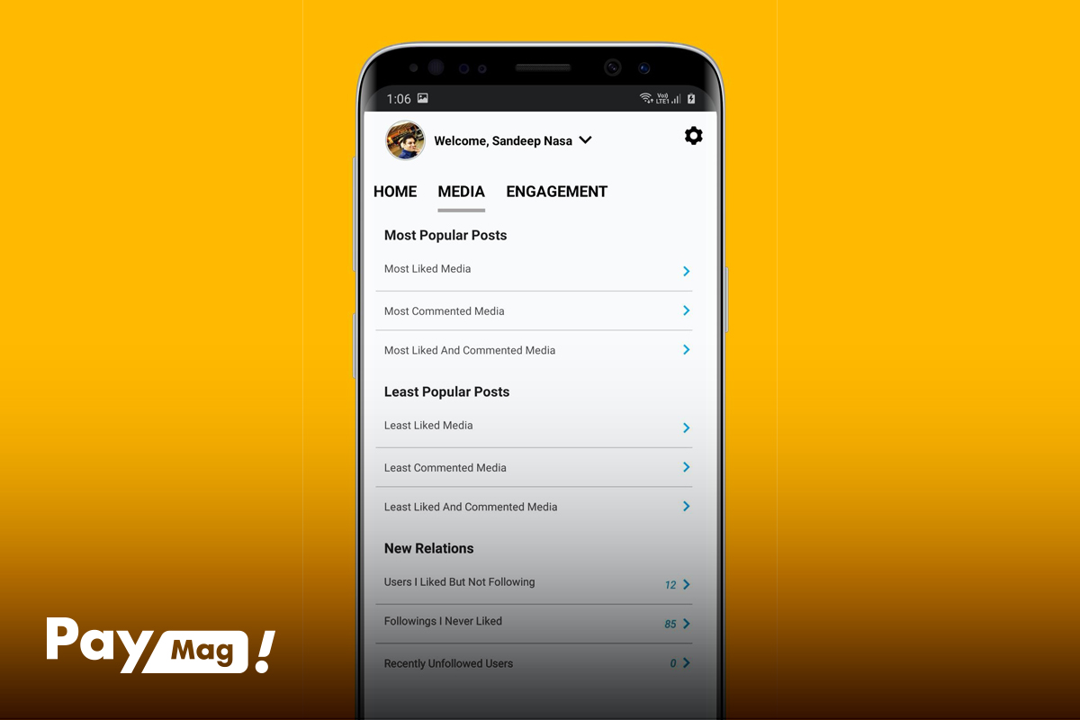 نرم افزار Followers Insight – Analyzer for Instagram