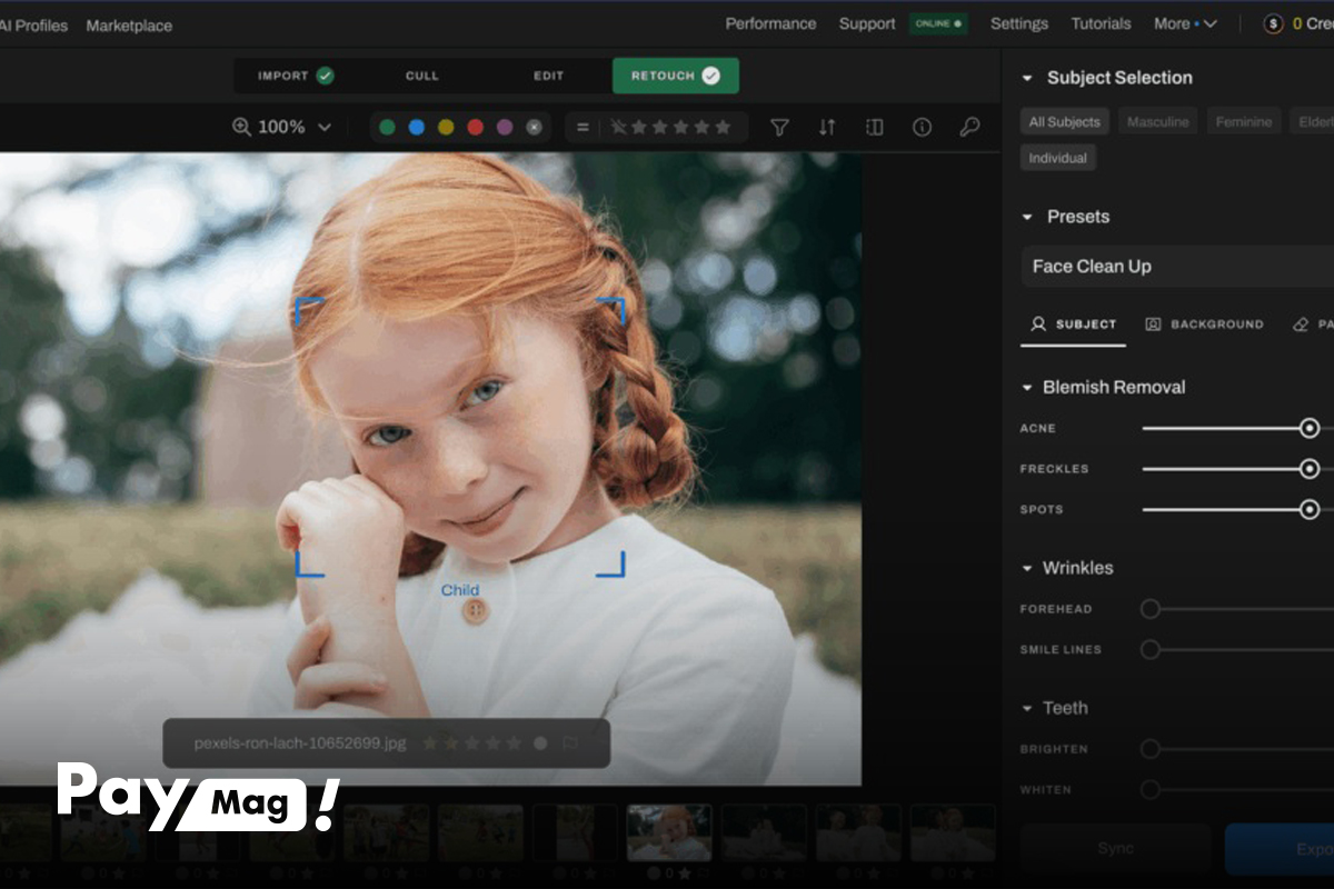 برنامه After shoot Retouch