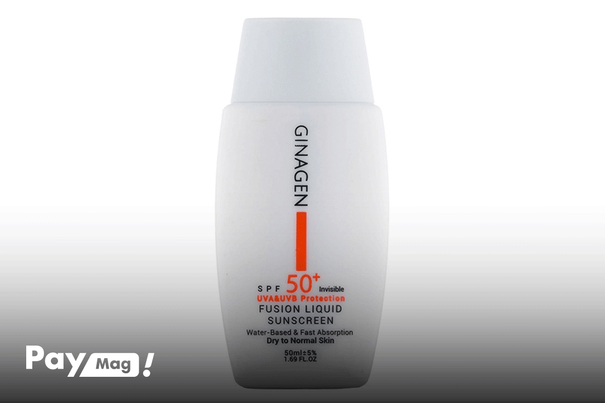 ضد آفتاب بدون رنگ ژیناژن