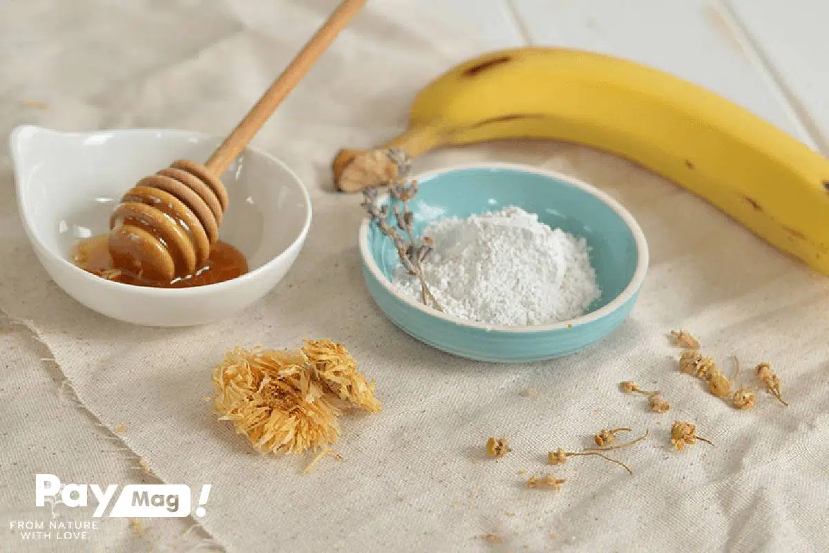 ماسک موز و عسل برای سفیدی پوست