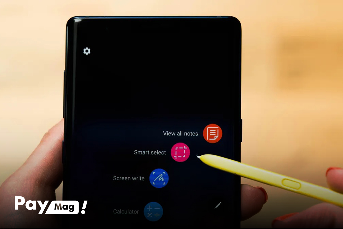 گرفتن اسکرین شات با استفاده از S Pen