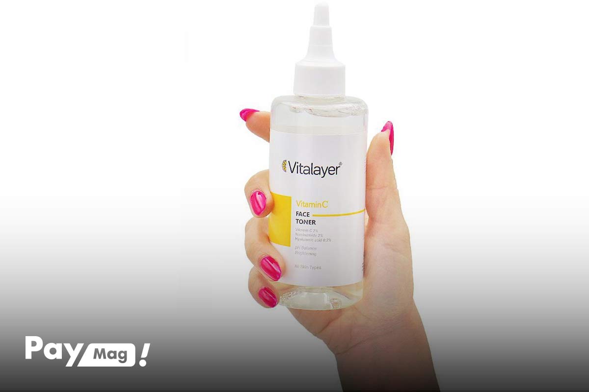 تونر ویتامین سی ویتالیر مناسب انواع پوست 