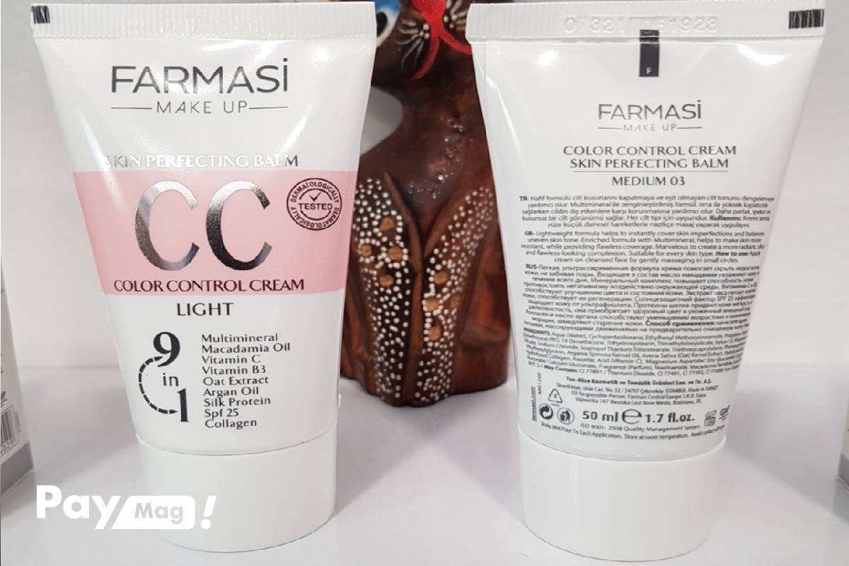 تشخیص فیک سی سی کرم فارماسی اصل و تقلبی