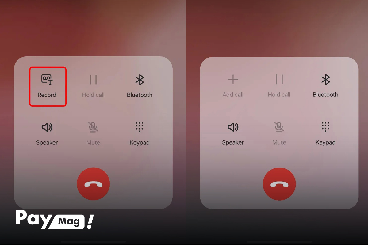 ضبط مکالمه دو طرفه گوشی سامسونگ