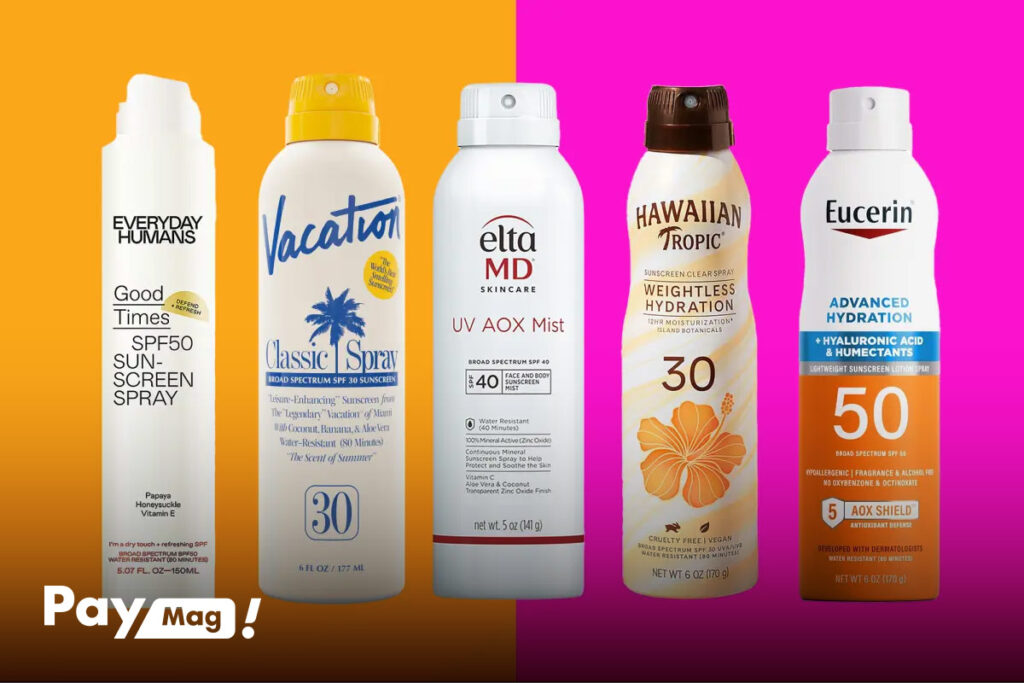 معرفی بهترین اسپری ضد آفتاب