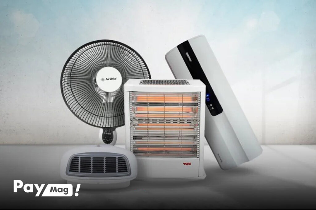 بهترین بخاری برقی فن دار