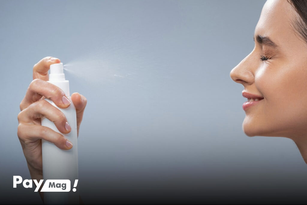 اسپری آب صورت