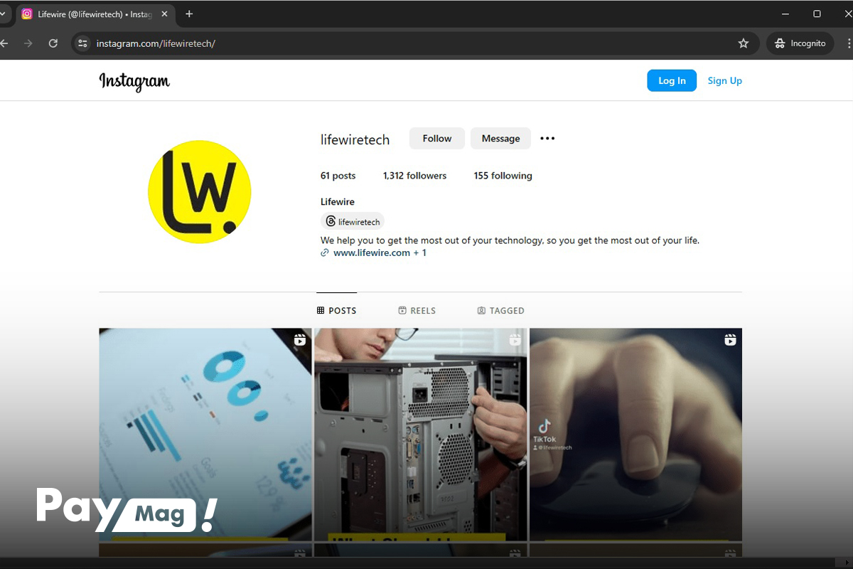 دیدن پیج اینستاگرام بدون اکانت