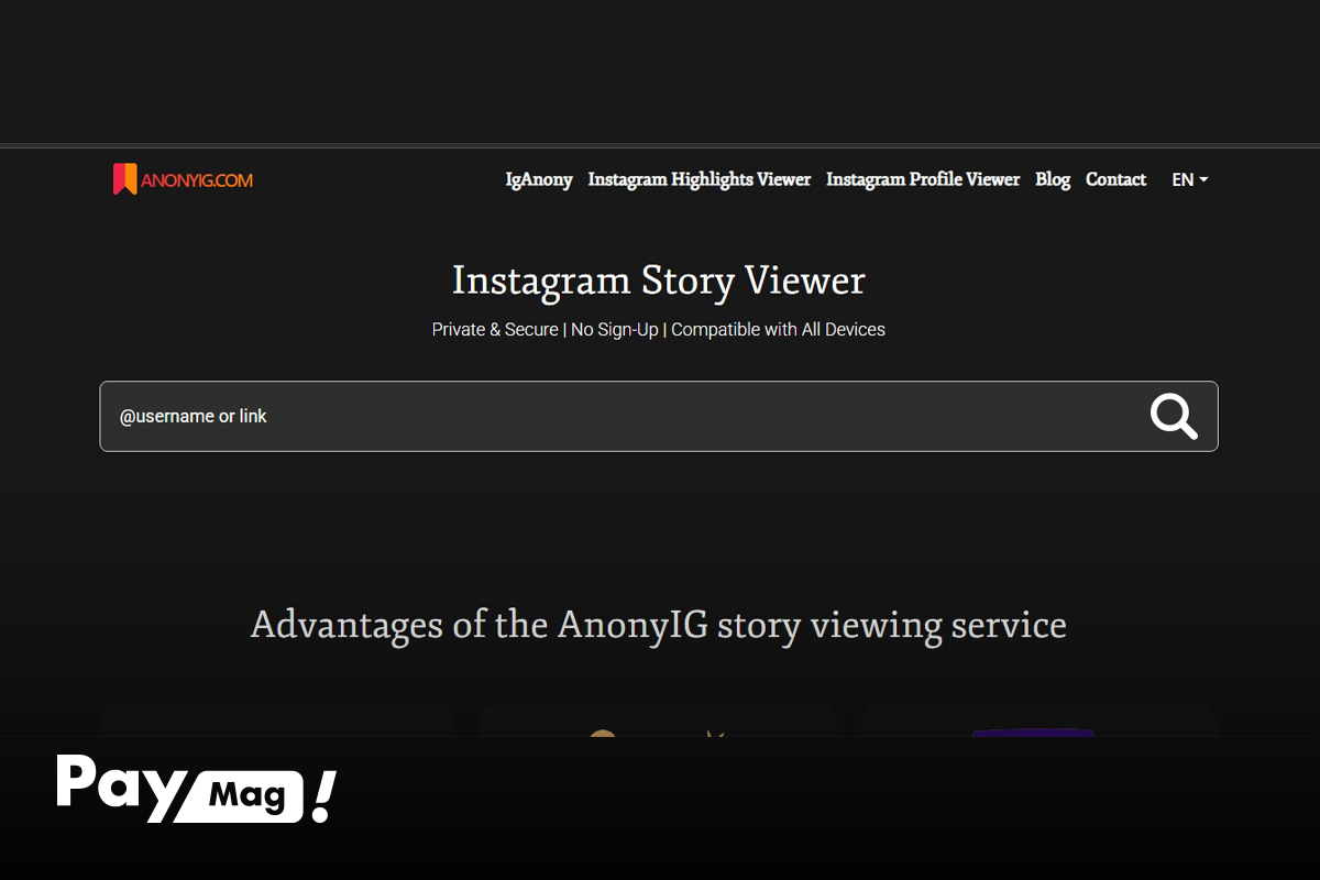 دیدن استوری اینستاگرام بدون اکانت