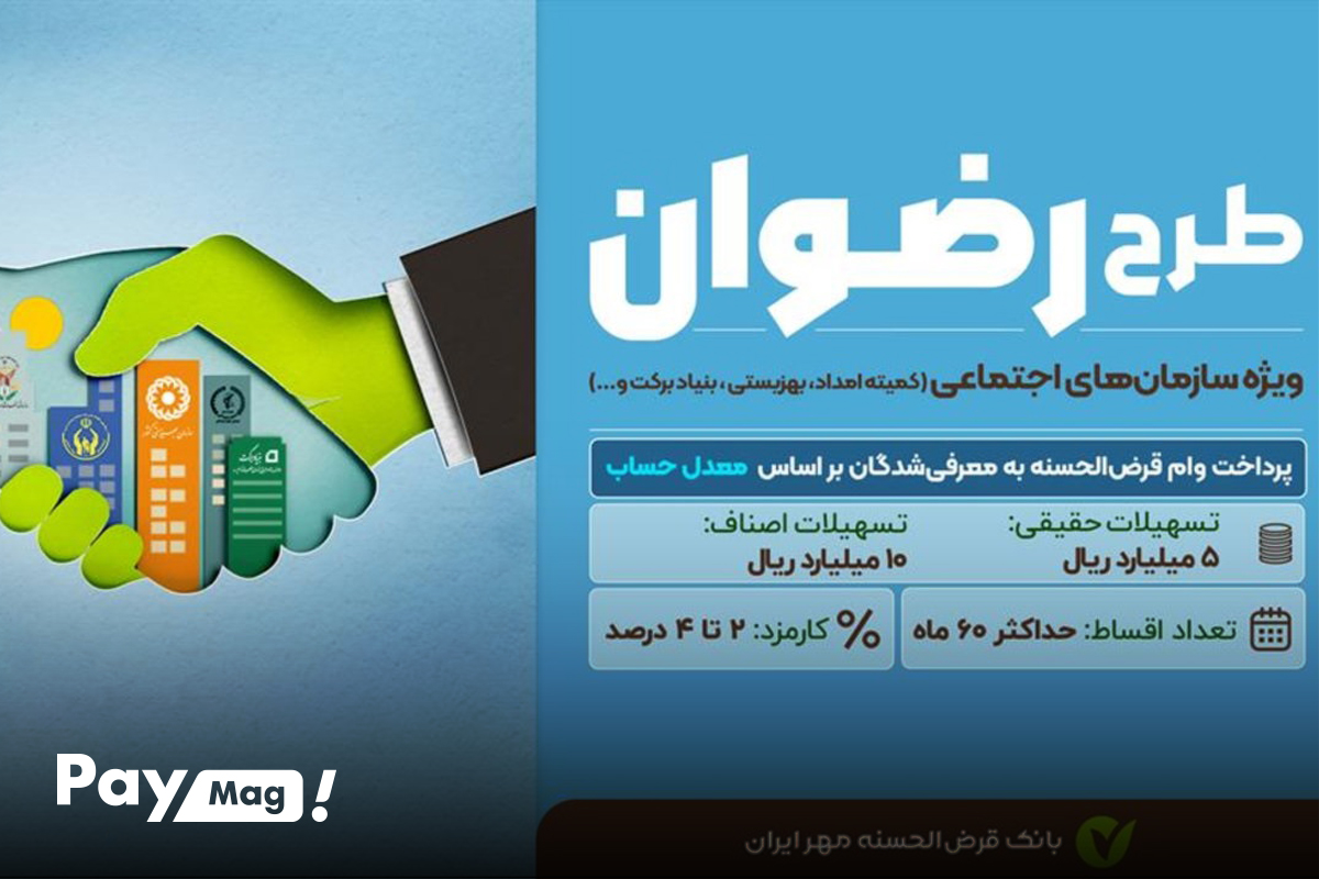 وام ۵۰۰ میلیونی طرح رضوان