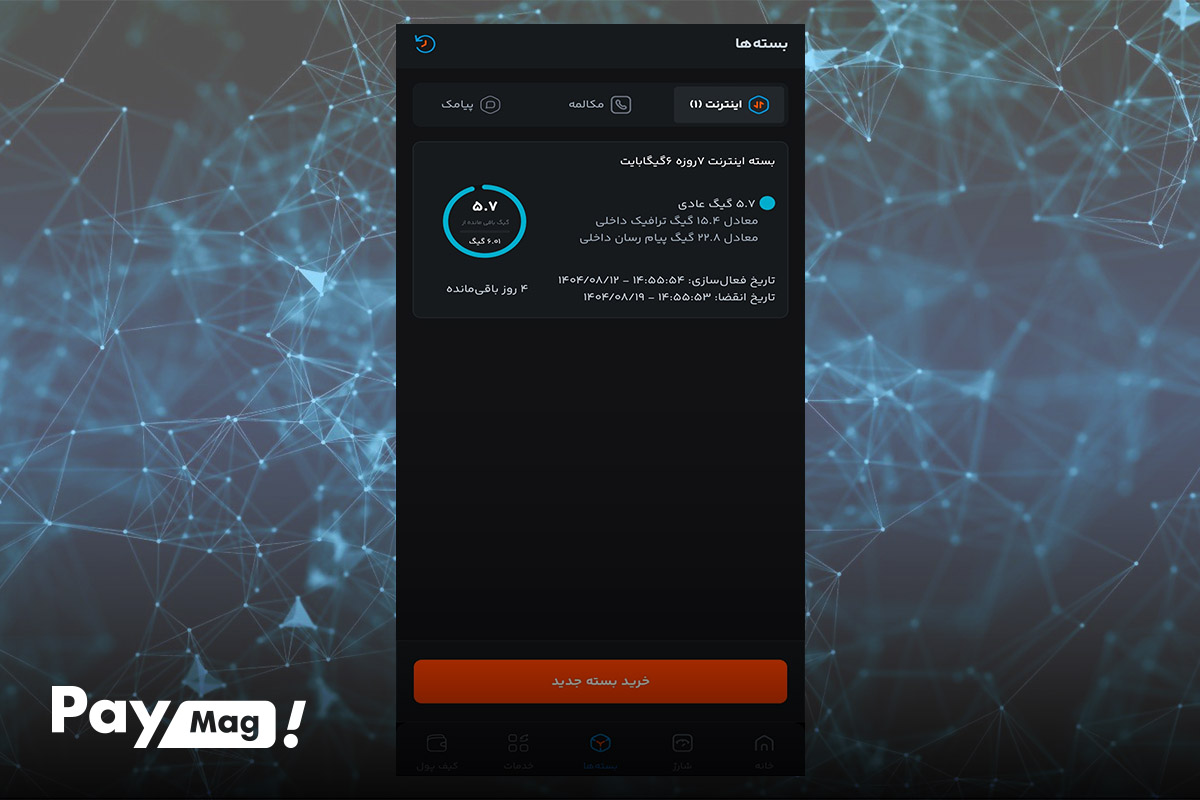 همراه بانک اپلیکیشن همراه اول
