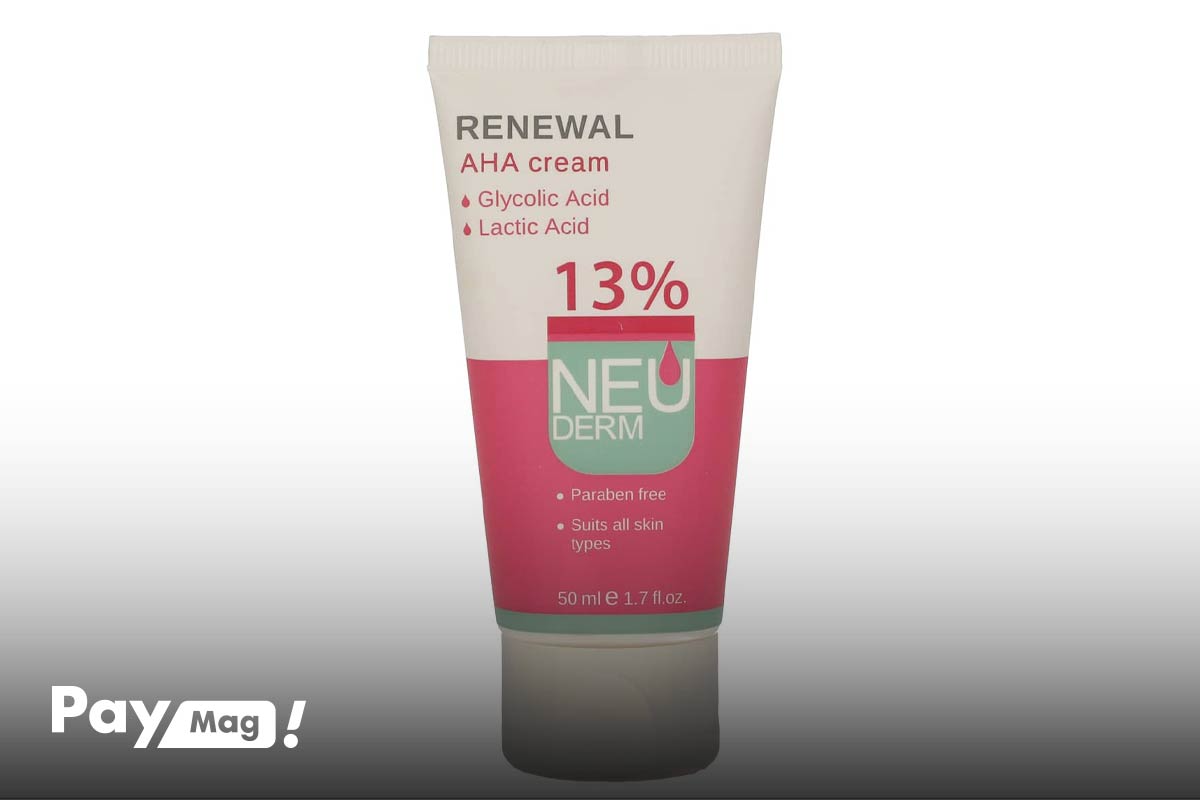 کرم لایه بردار رنوال Renewal AHA 13% نئودرم Neuderm