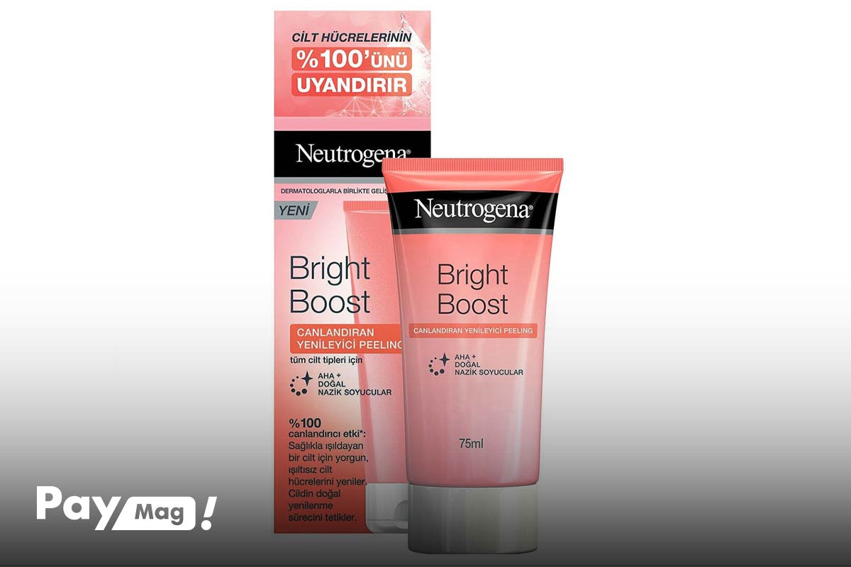 کرم لایه بردار برایت بوست BRIGHT BOOST نوتروژینا Neutrogena حجم 75 میلی‌لیتر