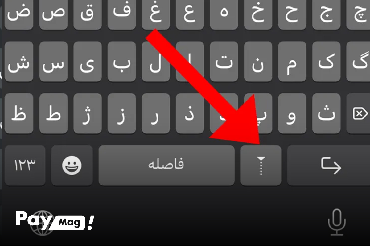 نیم فاصله در مک