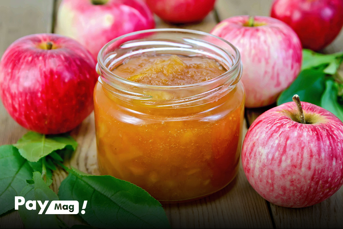 طرز تهیه مربا سیب خوش‌رنگ و خوشمزه