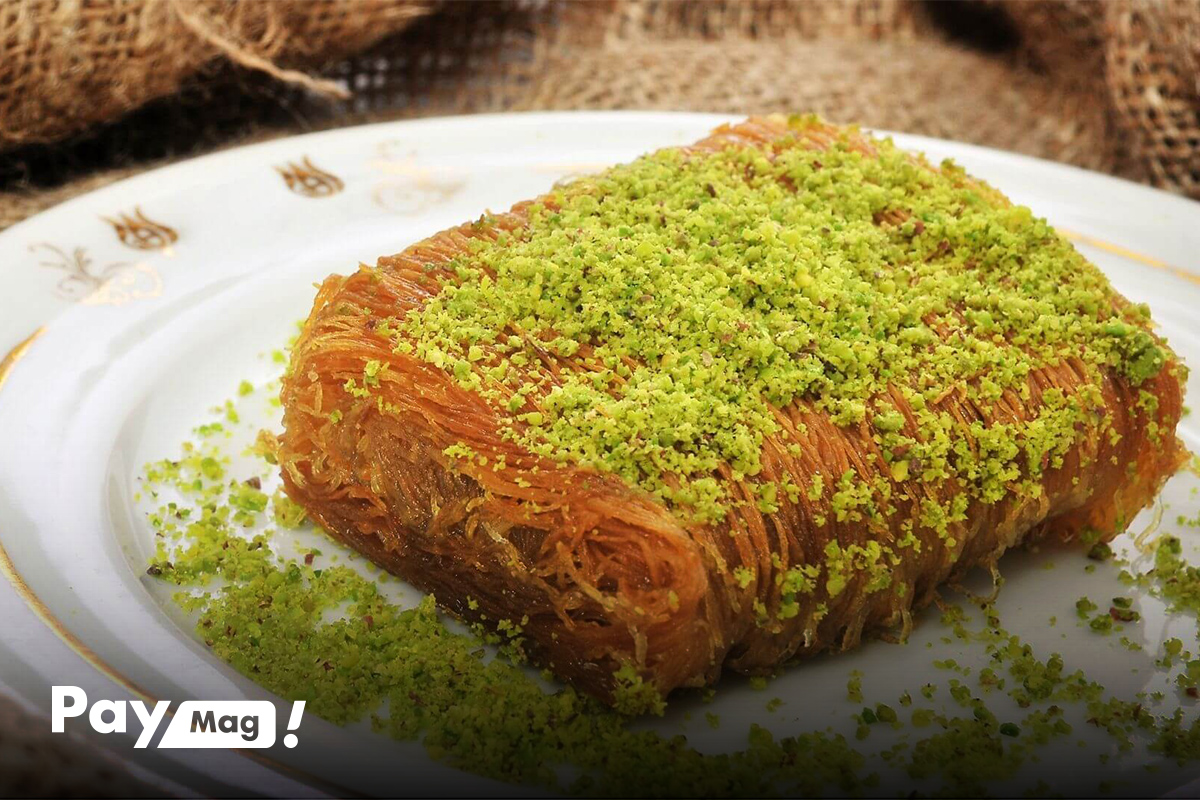 طرز تهیه دسر با رشته کادایف