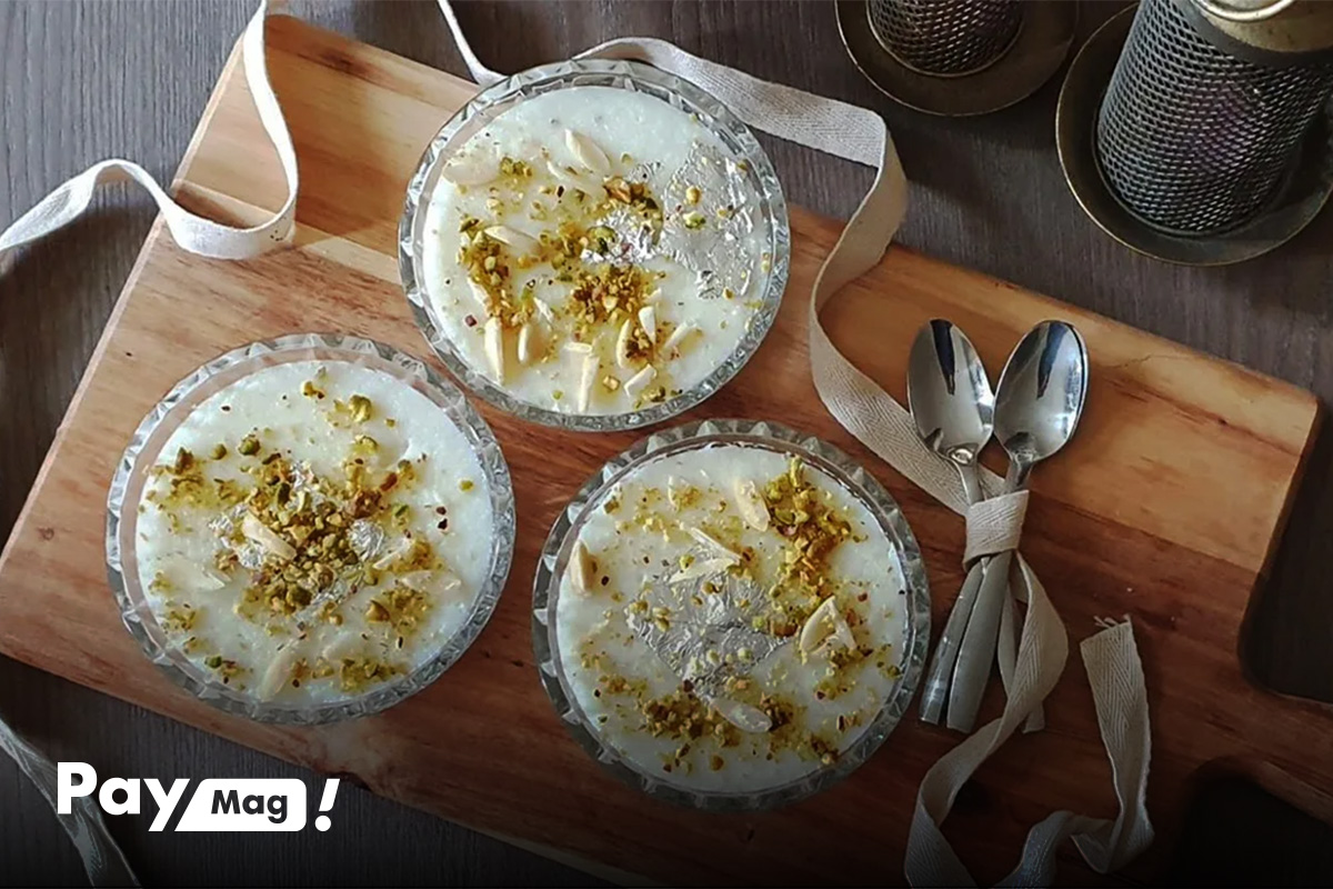 طرز تهیه فرنی با آرد برنج