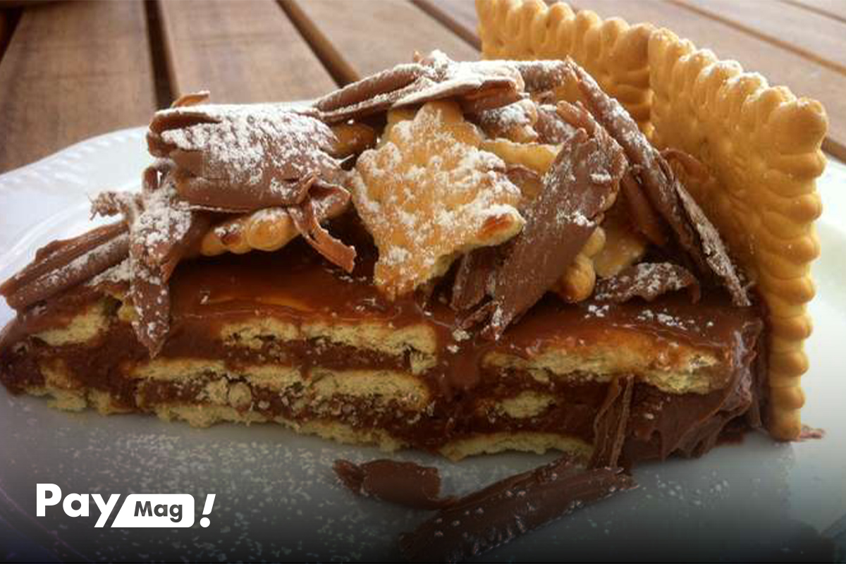 دسر با بیسکویت پتی بور و ژله