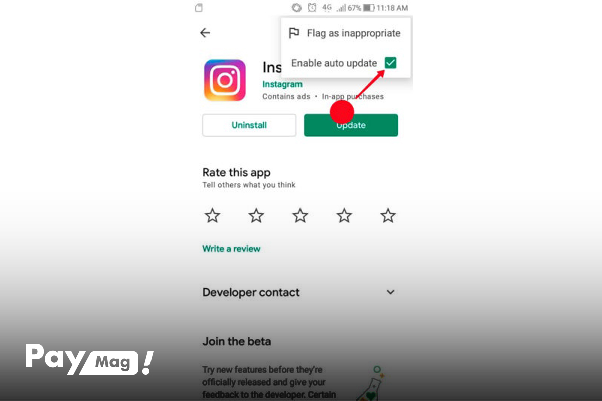 فعال سازی از طریق Google Play Store