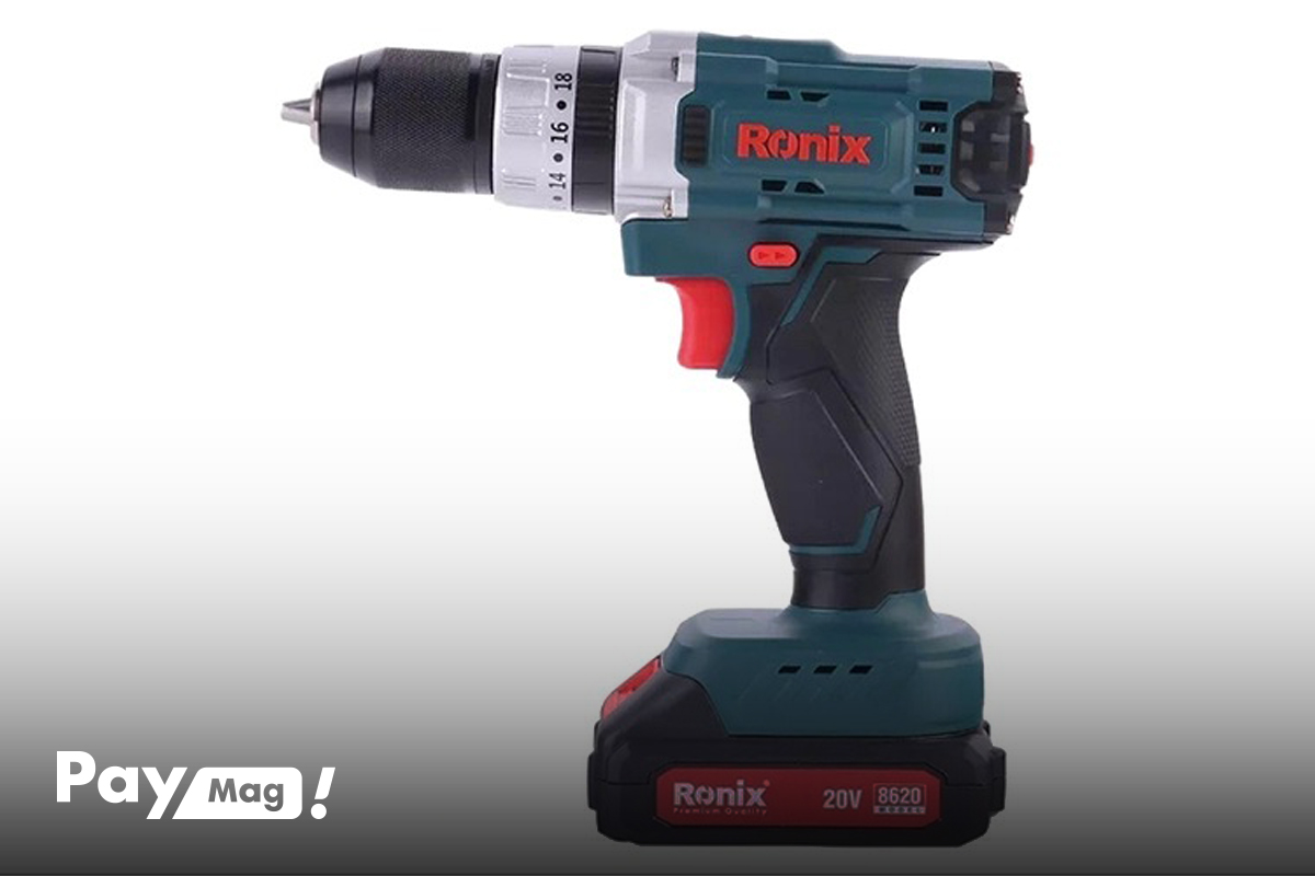 دریل شارژی رونیکس مدل RH-8620