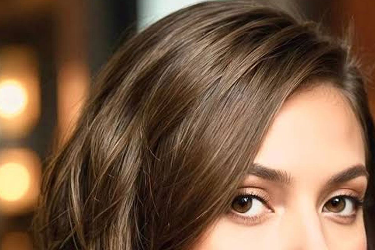 رنگ موی شکلاتی تنباکویی