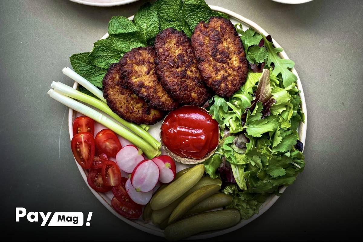 غذای نونی کتلت گوشت