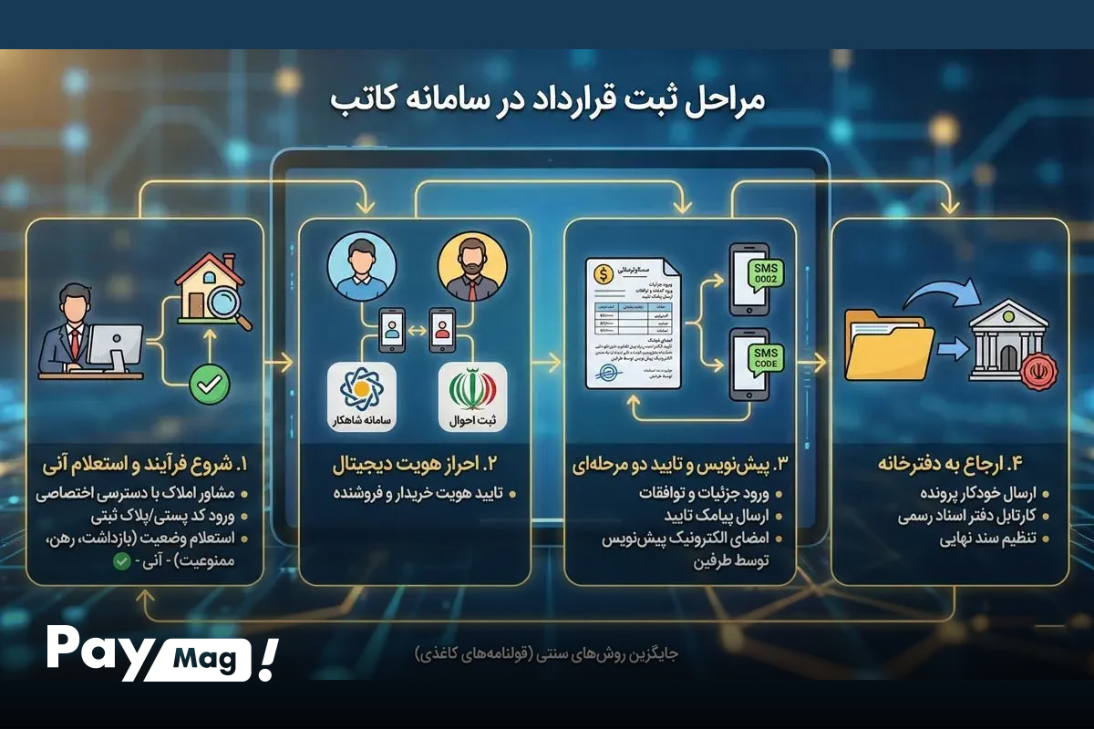 آموزش ثبت قرارداد در سامانه کاتب