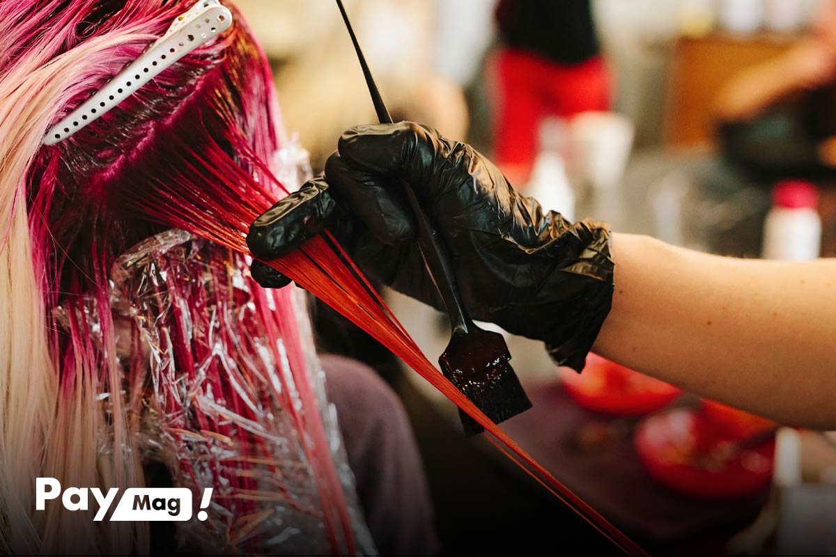 تثبیت رنگ موی قرمز با رنگساژ درست