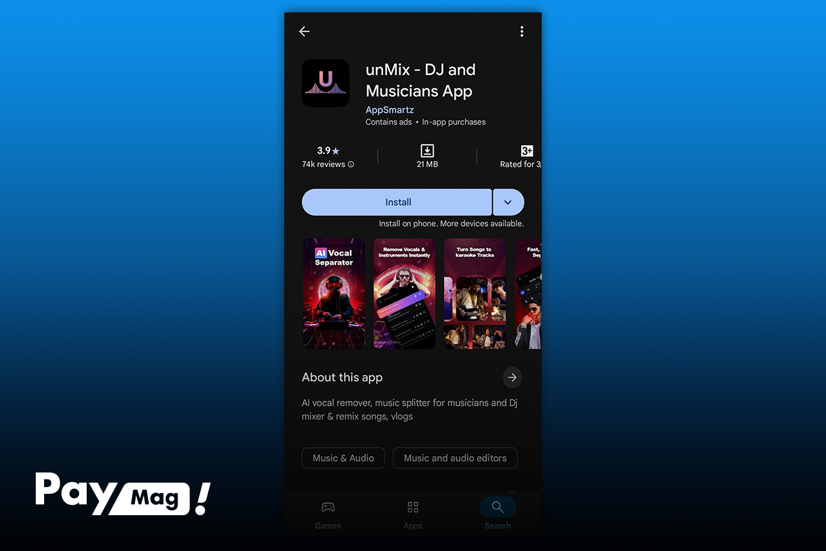 حذف صدای خواننده از آهنگ با برنامه unMix