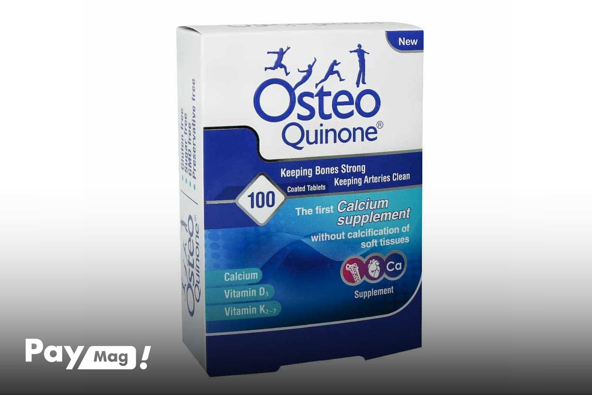 قرص استئوکینون Osteo Quinone آریان سلامت سینا Arian Salamat Sina