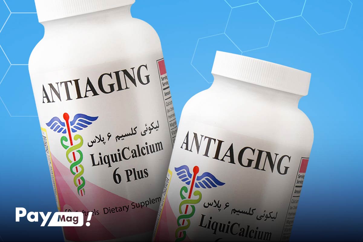 قرص لیکوئی کلسیم 6 پلاس Liqui Calcium 6 Plus آنتیاگینگ Antiaging