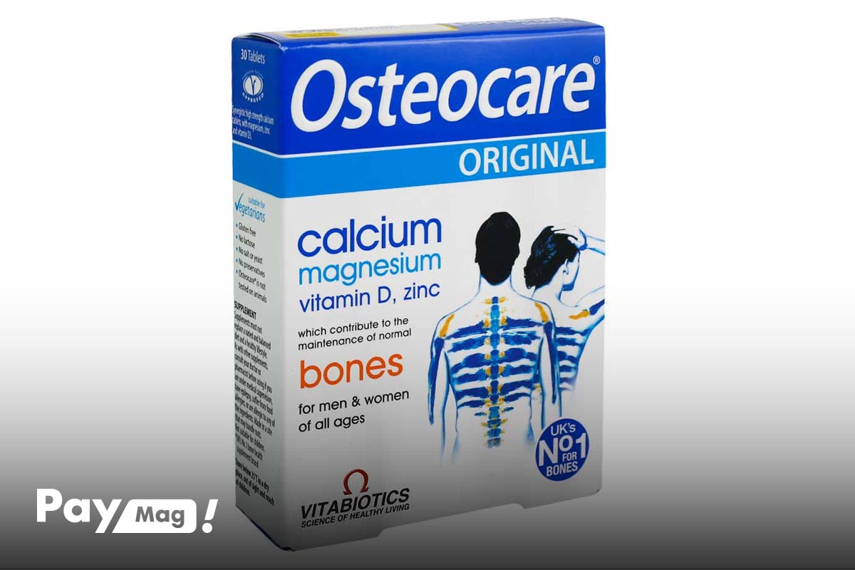 قرص کلسیم استئوکر Osteocare ویتابیوتیکس Vitabiotics