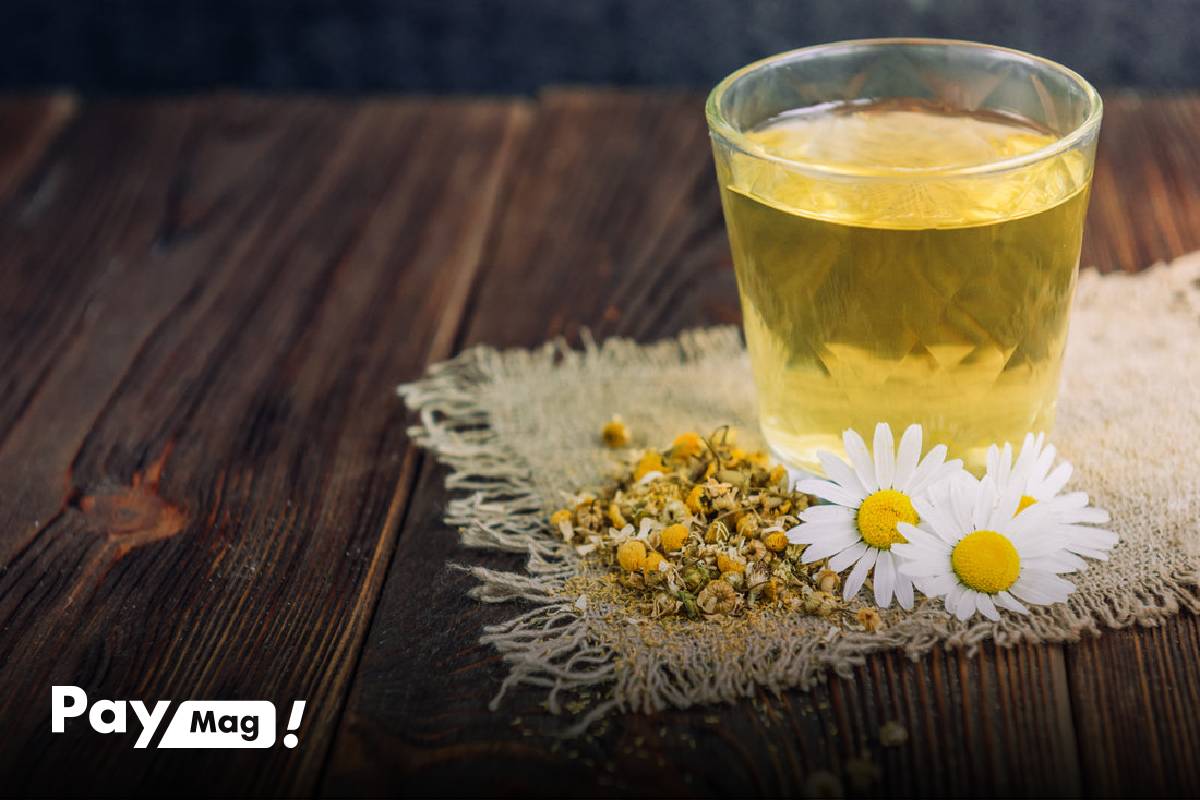 دمنوش بابونه برای رفع نفخ معده با ریشه عصبی و استرسی