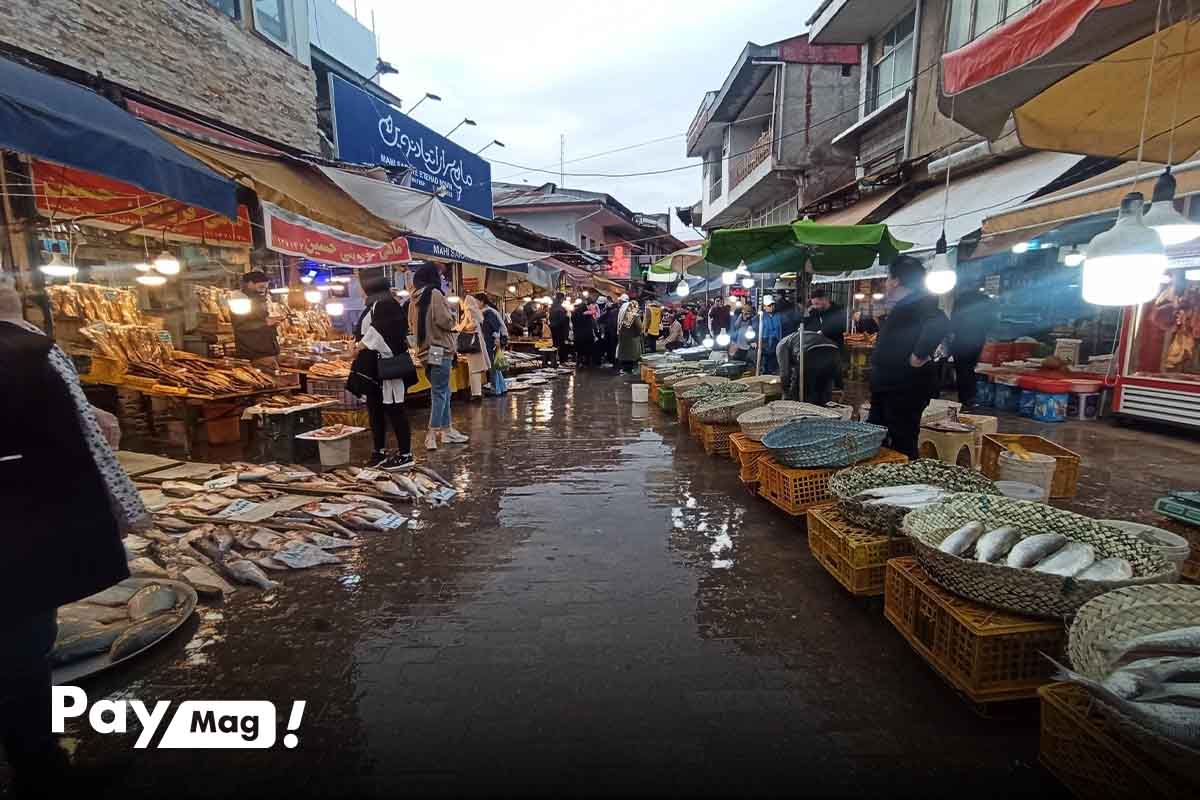 معرفی بازار سنتی و دیگر جاهای دیدنی رشت