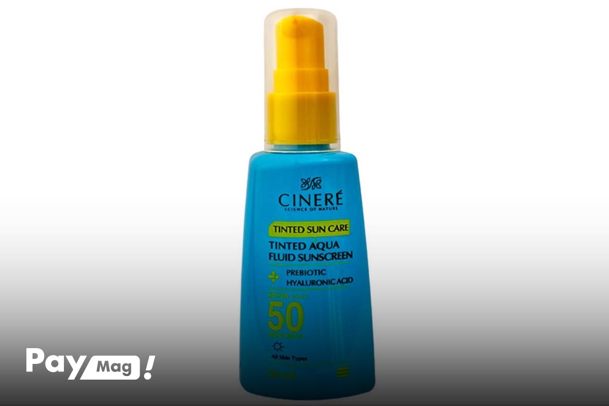 ضد آفتاب فلوئید رنگی SPF50 سینره