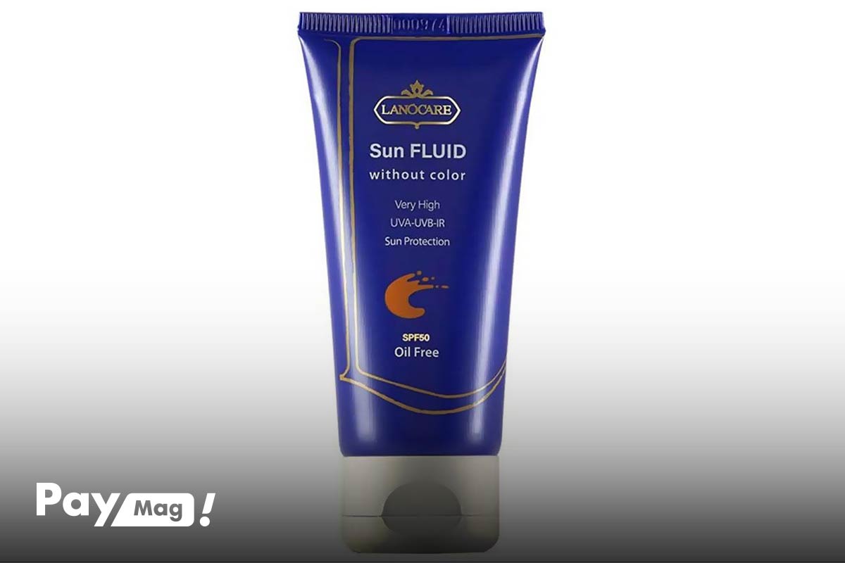 ضد آفتاب فلوئید لانوکر SPF50 بی رنگ و فاقد چربی