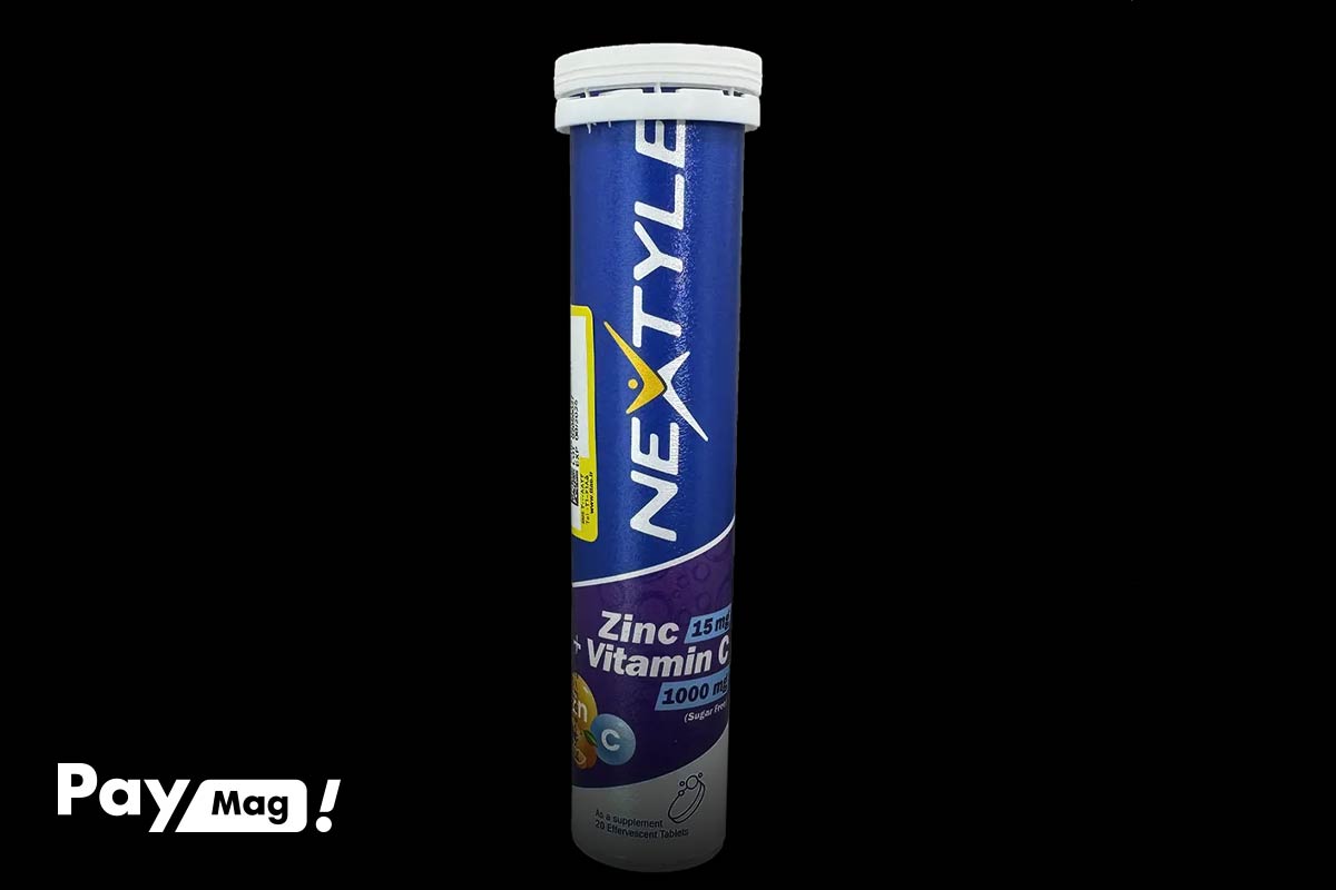 قرص جوشان زینک و ویتامین سی نکستایل Nextyle